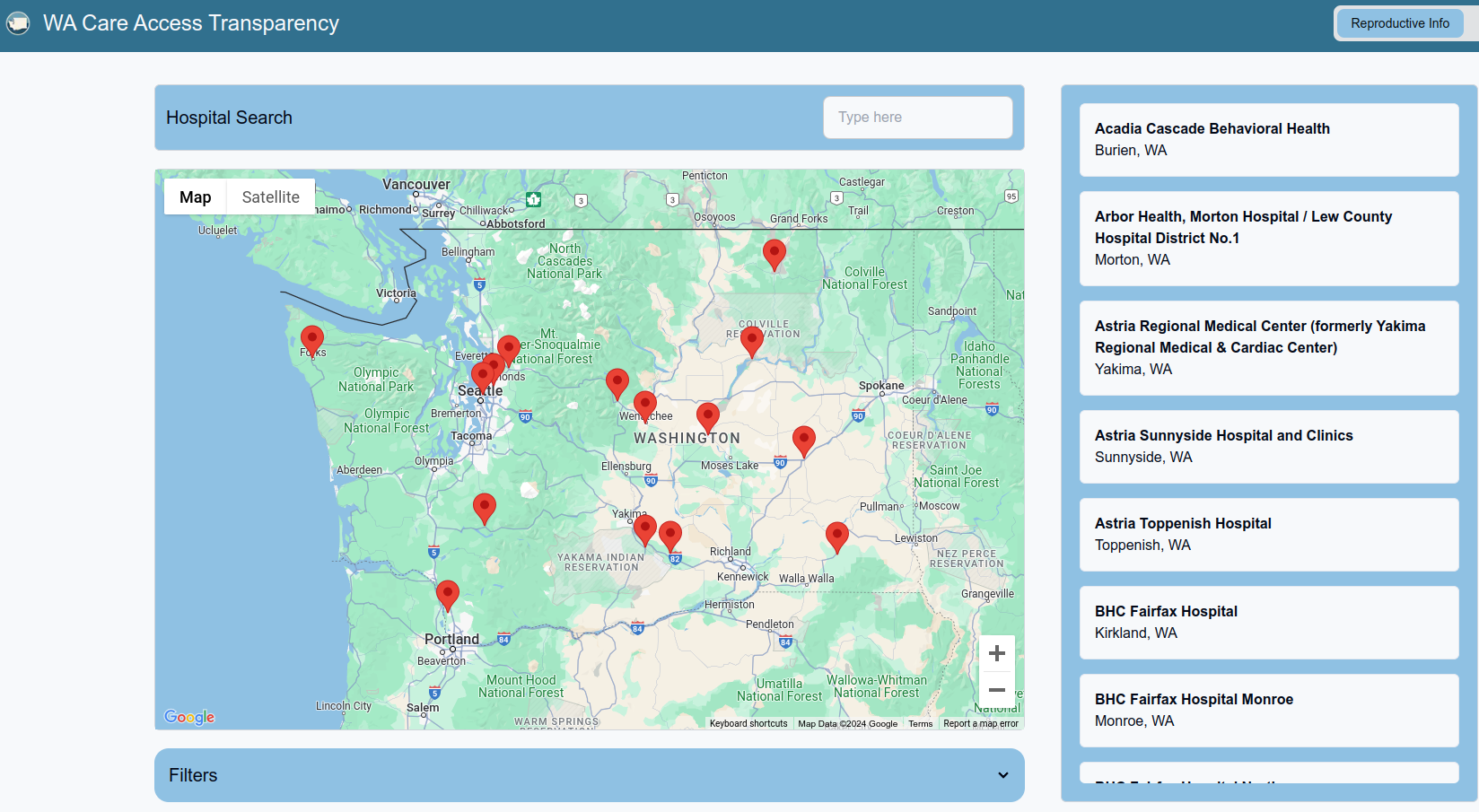 WA Care Website